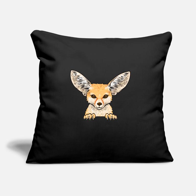 Fennek Fox Fennec Fox Desert Fox Sofa pillowcase 17,3'' x 17,3'' (45 x 45 cm)