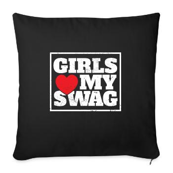 Autism Awareness I Heart Autism Warrior Design - Sofakissenbezug 45 x 45 cm - Schwarz - Vorne