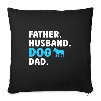 Bluetick Coonhound Gift Funny Saying - Sofa pillowcase 17,3'' x 17,3'' (45 x 45 cm) - black - Front