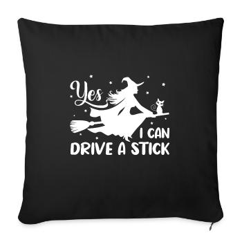 Halloween Costume Pumpkin Skeleton Horror Ghost - Sofa pillowcase 17,3'' x 17,3'' (45 x 45 cm) - black - Front