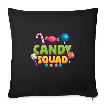 Candy Squad Bonbons - Housse de coussin décorative 45 x 45 cm - noir - Devant