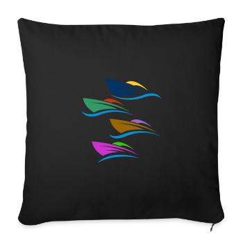 Speed Racing -The Only True - Sofa pillowcase 17,3'' x 17,3'' (45 x 45 cm) - black - Front