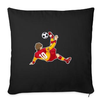 Équipe d’Espagne de Football I Football Espagne - Housse de coussin décorative 45 x 45 cm - noir - Devant