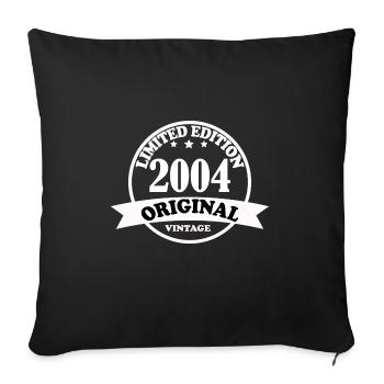 2004 Vintage Born Legends Birthday Gift - Sofa pillowcase 17,3'' x 17,3'' (45 x 45 cm) - black - Front