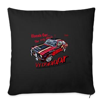 Vroaaaar Music 2 - Housse de coussin décorative 45 x 45 cm - noir - Devant