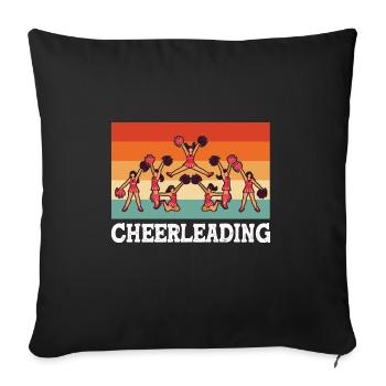 Cheerleading - Sofakissenbezug 45 x 45 cm - Schwarz - Vorne