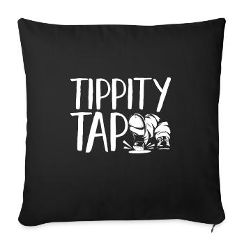 Tap Dance Teacher Tap Dancer Tap Dance - Sofa pillowcase 17,3'' x 17,3'' (45 x 45 cm) - black - Front