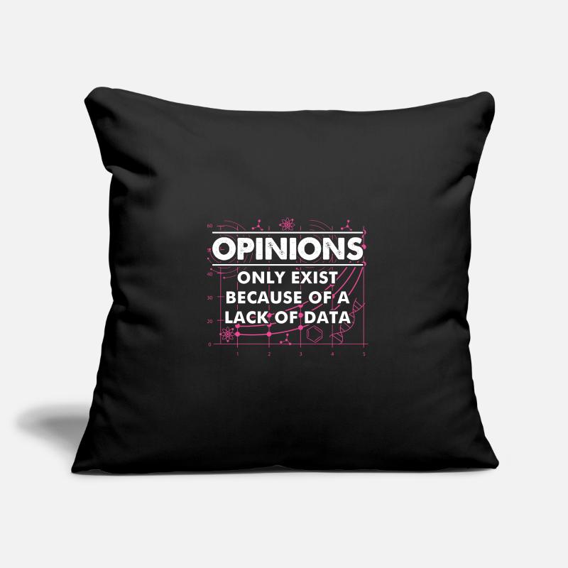 Data Science Absence de Housse de coussin décorative 45 x 45 cm