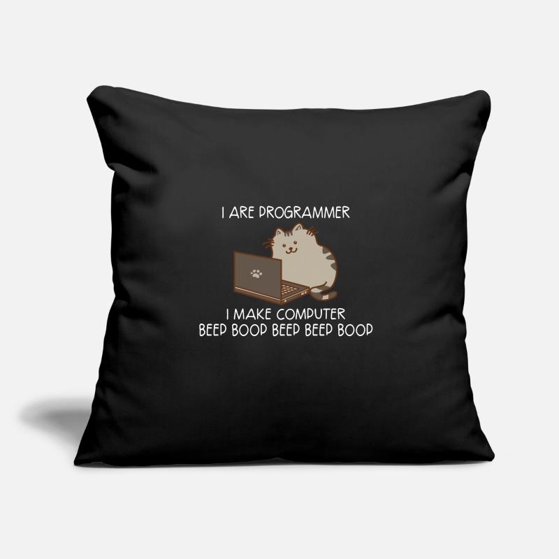 I Are Programmer I Make C... Programmeur & Nerd Housse de coussin décorative 45 x 45 cm