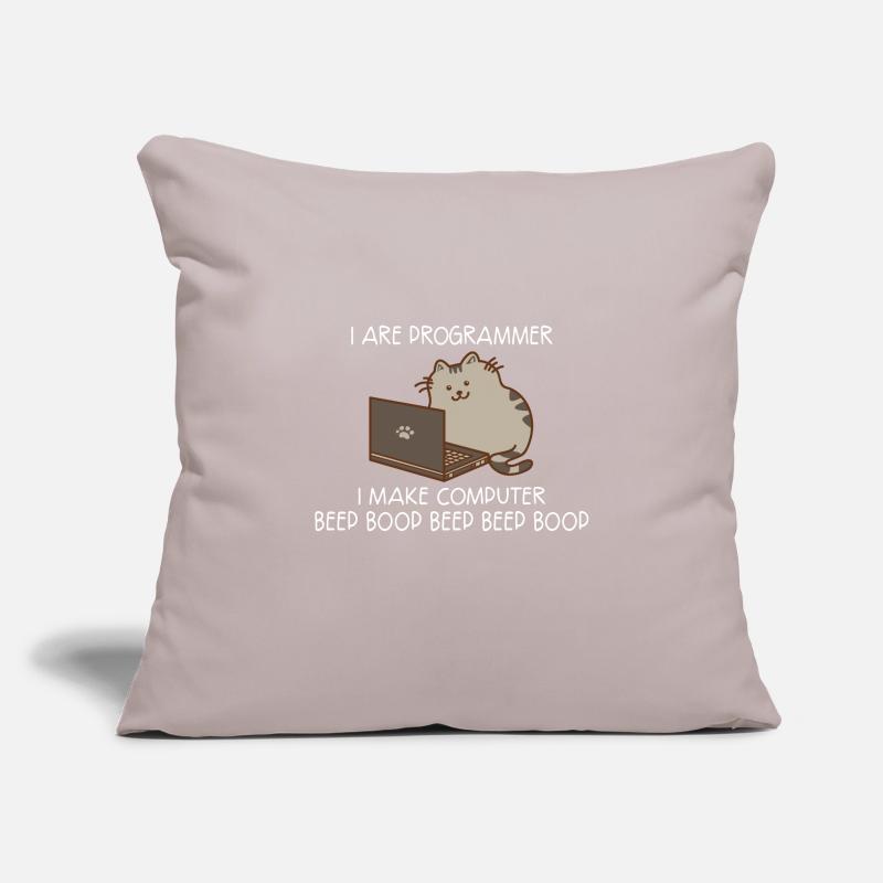 I Are Programmer I Make C... Programmeur & Nerd Housse de coussin décorative 45 x 45 cm