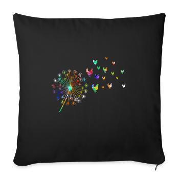 agriculteur - Housse de coussin décorative 45 x 45 cm - noir - Devant