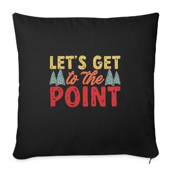 Arrowhead Hunting Arrowhead Collector - Sofa pillowcase 17,3'' x 17,3'' (45 x 45 cm) - black - Front