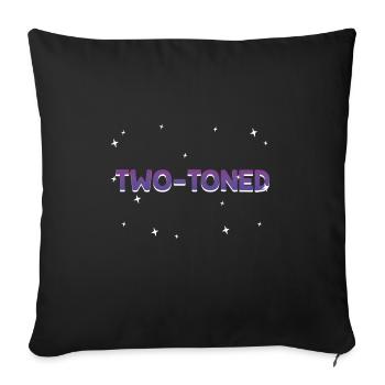 Two Toned Bisexual LGBTQ Bi Pride Sayings Asexual - Sofakissenbezug 45 x 45 cm - Schwarz - Vorne