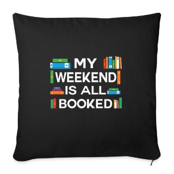 My Book smells Better than your Tablet - Sofakissenbezug 45 x 45 cm - Schwarz - Vorne