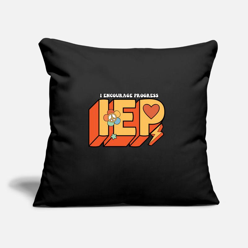 Enseignant accéléré J’encourage le progrès Thérapeute ABA Housse de coussin décorative 45 x 45 cm