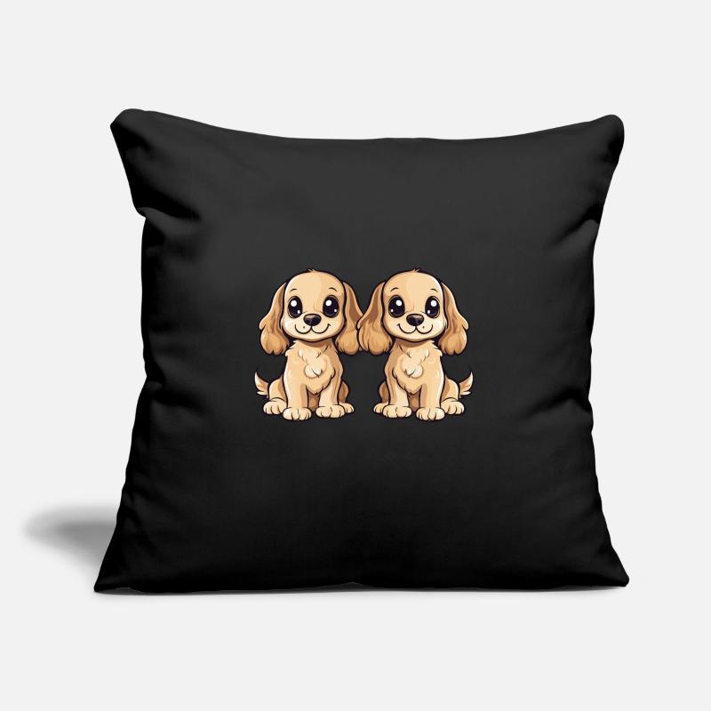 Cocker Spaniel Hund Comic Sofakissenbezug 45 x 45 cm