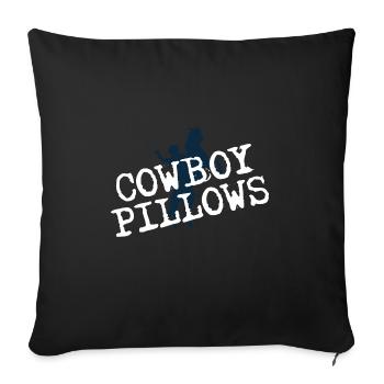Cowboy Pillows Southern Girl Texas Lady Funny - Sofa pillowcase 17,3'' x 17,3'' (45 x 45 cm) - black - Front