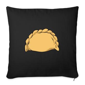Polish Food Pierogi - Sofa pillowcase 17,3'' x 17,3'' (45 x 45 cm) - black - Front