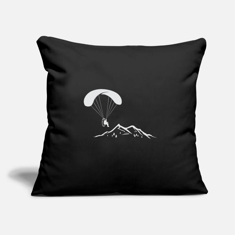 Paramotor Motorized paraglider Sofa pillowcase 17,3'' x 17,3'' (45 x 45 cm)