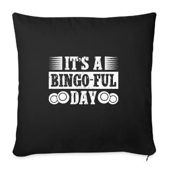 Bingo Player It’s Bingo-Ful Day Bingo - Housse de coussin décorative 45 x 45 cm - noir - Devant