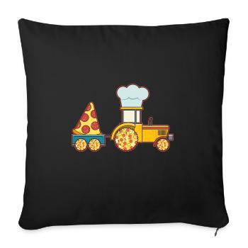 Tractor Lover Funny Tractor Gift - Sofa pillowcase 17,3'' x 17,3'' (45 x 45 cm) - black - Front
