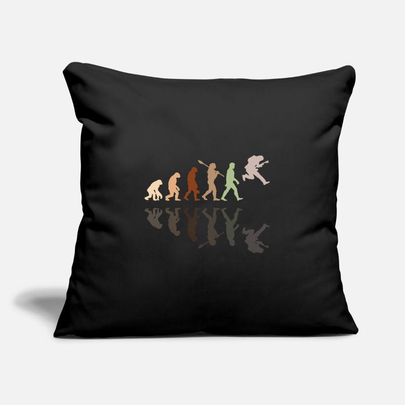 Human Evolution Guitar Band Retro Vintage Sofa pillowcase 17,3'' x 17,3'' (45 x 45 cm)