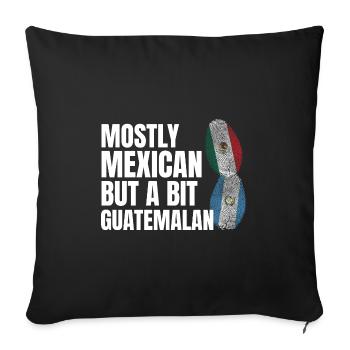 Basketball & Tacos Basketball Tacos Geschenk - Sofakissenbezug 45 x 45 cm - Schwarz - Vorne