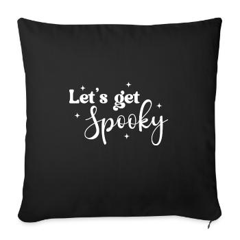 Halloween Costume Pumpkin Skeleton Horror Ghost - Sofa pillowcase 17,3'' x 17,3'' (45 x 45 cm) - black - Front