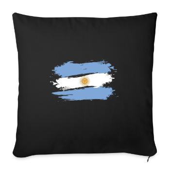 Argentine - Housse de coussin décorative 45 x 45 cm - noir - Devant