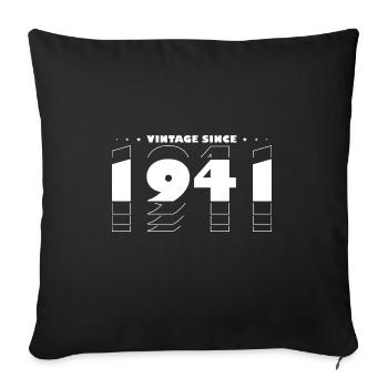 Best of 1941 - Vintage Retro 84th Birthday for - Sofa pillowcase 17,3'' x 17,3'' (45 x 45 cm) - black - Front