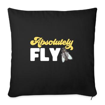 Insect collectors, insects, beetle lovers, entomologists - Sofa pillowcase 17,3'' x 17,3'' (45 x 45 cm) - black - Front