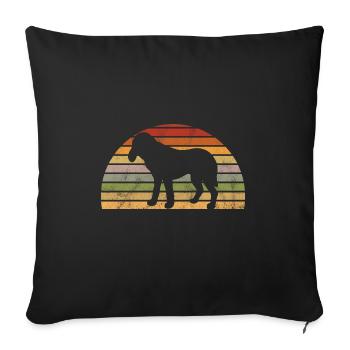 Bluetick Coonhound Gift Funny Saying - Sofa pillowcase 17,3'' x 17,3'' (45 x 45 cm) - black - Front