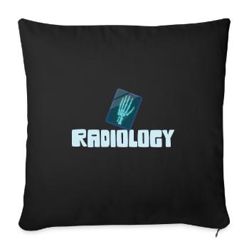 Radiology Squad Rad Tech Radiographer Technician - Sofa pillowcase 17,3'' x 17,3'' (45 x 45 cm) - black - Front