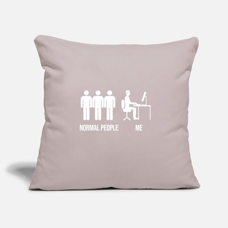 Codeur Développeur Programmeur Codage informatique informatique Housse de coussin décorative 45 x 45 cm