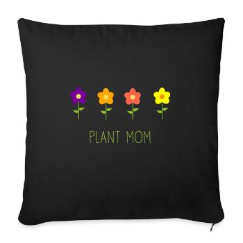 Gardener Gift Hobby Gardener Garden - Sofa pillowcase 17,3'' x 17,3'' (45 x 45 cm) - black - Front