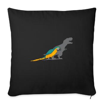 Gelbbrustara Papagei Blue And Yellow Macaw - Sofakissenbezug 45 x 45 cm - Schwarz - Vorne