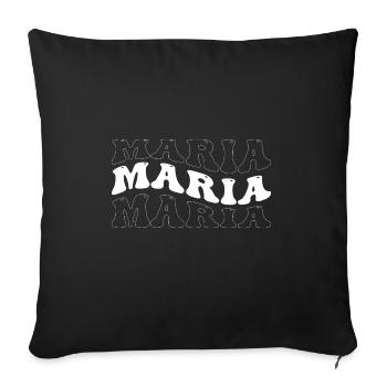Drôle Maria Groovy 4 Hommes Femmes Cool Maria Tie Dye - Housse de coussin décorative 45 x 45 cm - noir - Devant