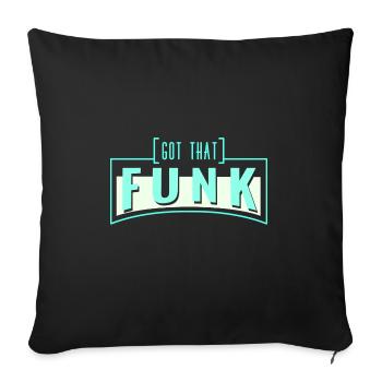 Jazz Music Soul Funk Music Style Music Genre Shirt - Sofa pillowcase 17,3'' x 17,3'' (45 x 45 cm) - black - Front