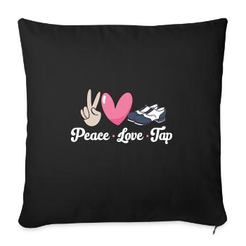 Tap Dance Teacher Tap Dancer Tap Dance - Sofa pillowcase 17,3'' x 17,3'' (45 x 45 cm) - black - Front