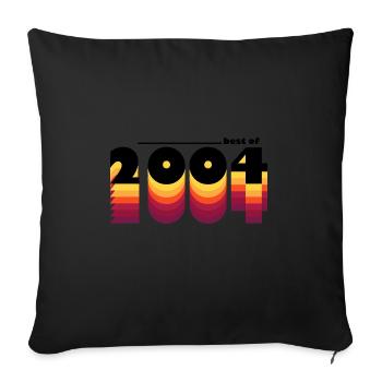 Le meilleur de 2004, Fête d’anniversaire de 21 ans, Timeless - Housse de coussin décorative 45 x 45 cm - noir - Devant