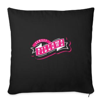 Cowboy Pillows Southern Girl Texas Lady Funny - Sofa pillowcase 17,3'' x 17,3'' (45 x 45 cm) - black - Front