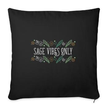 Sage Healer Soul Dealer Smudge Sticks Healing - Sofakissenbezug 45 x 45 cm - Schwarz - Vorne