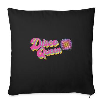 Retro Lifestyle Vintage Groovy Party Disco Clubs - Sofa pillowcase 17,3'' x 17,3'' (45 x 45 cm) - black - Front
