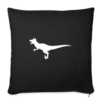 Malinois Belgian Shepherd Mechelaar Dog - Sofa pillowcase 17,3'' x 17,3'' (45 x 45 cm) - black - Front