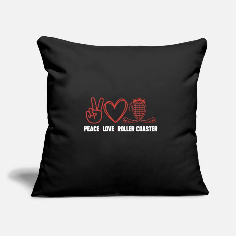 Roller Coaster Amusement Park Sofa pillowcase 17,3'' x 17,3'' (45 x 45 cm)