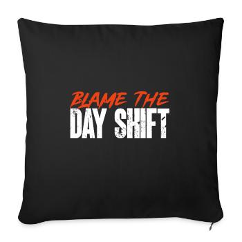 Night Shift Nurse - Sofa pillowcase 17,3'' x 17,3'' (45 x 45 cm) - black - Front