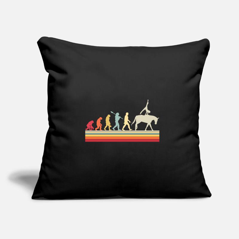 Voûte équestre Evolution Équitation Housse de coussin décorative 45 x 45 cm
