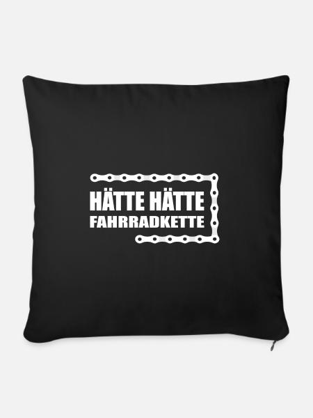 Hätte Hätte - Sofakissenbezug 45 x 45 cm - Schwarz
