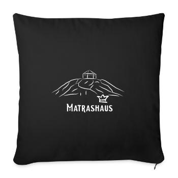 Hochkönig Matrashaus - Sofakissenbezug 45 x 45 cm - Schwarz - Vorne