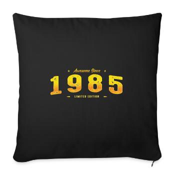 Génial depuis 1985 - 40e anniversaire Édition limitée - Housse de coussin décorative 45 x 45 cm - noir - Devant